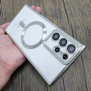 Luxury Transparent Plating Magsafe Case For Samsung Galaxy S23 / Plus / Ultra - casetiphone