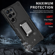 Anti-Drop Case with Ring Holder for Samsung Galaxy S23 Series - casetiphone
