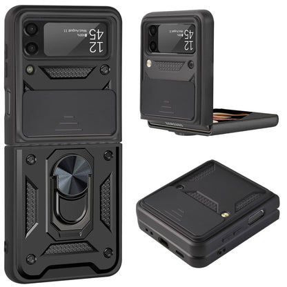 Magnetic Shockproof Case with Camera Cover For Samsung Galaxy Z Flip 4 - casetiphone