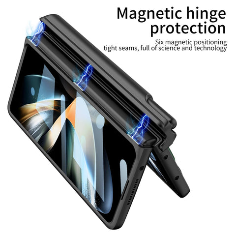 Magnetic Armor All-included Case For Samsung Galaxy Z Fold 4 - casetiphone