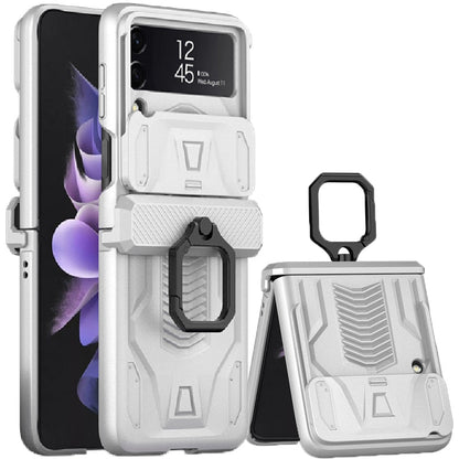 Magnetic Hinge All-Package Case For Samsung Galaxy Z Flip4 & Z Flip3 Case Back Slide Camera Protection - casetiphone