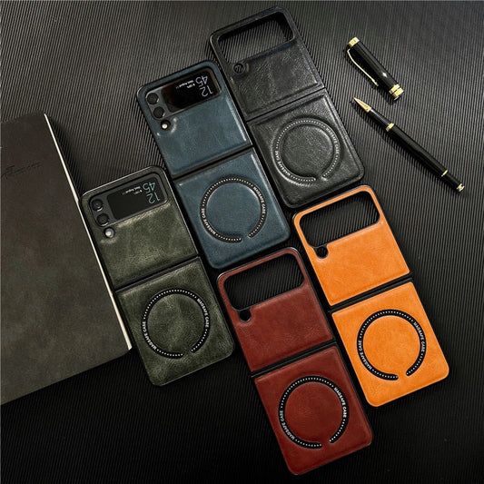 Luxury Business LeatherCase for Samsung Galaxy Z Flip - casetiphone