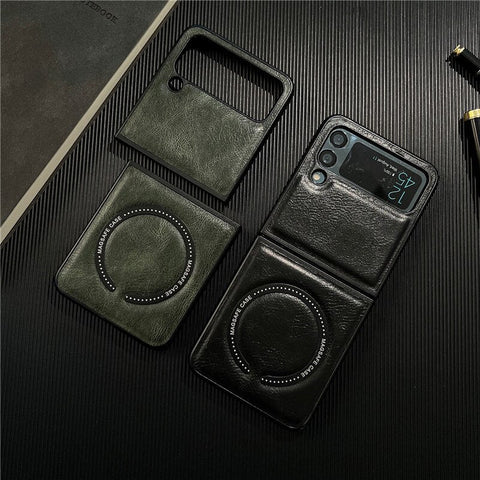 Luxury Business LeatherCase for Samsung Galaxy Z Flip - casetiphone