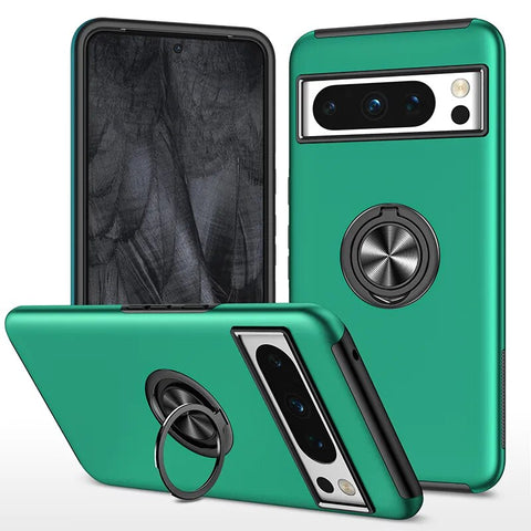 Armor Shockproof Case with Ring Stand For Google Pixel 8 Series