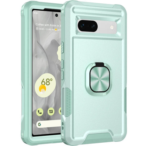 Armor Shockproof Case with Magnetic Ring Holder For Google Pixel 8 Series