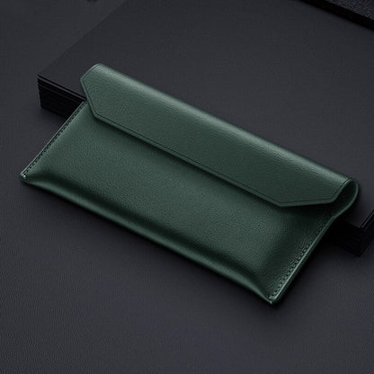 Genuine Leather Magnetic Pouch Case For Samsung Galaxy Z Fold 4 - casetiphone