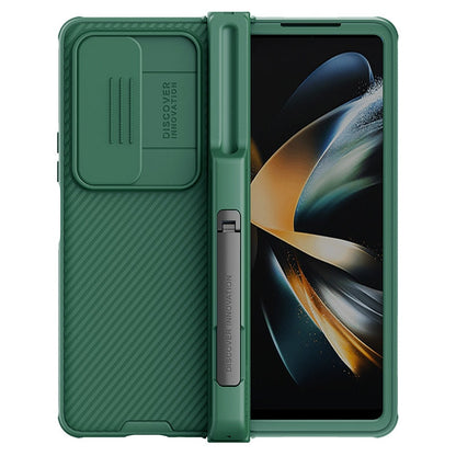 Case with Slide Camera Protector & Kickstand With S-Pen Pocket For Samsung Galaxy Z Fold 4 - casetiphone