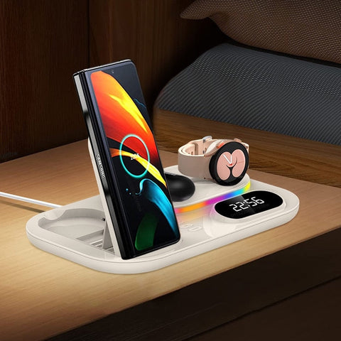 3 in 1 Qi-Certified Fast Wireless Charger Station For Samsung Devices - casetiphone