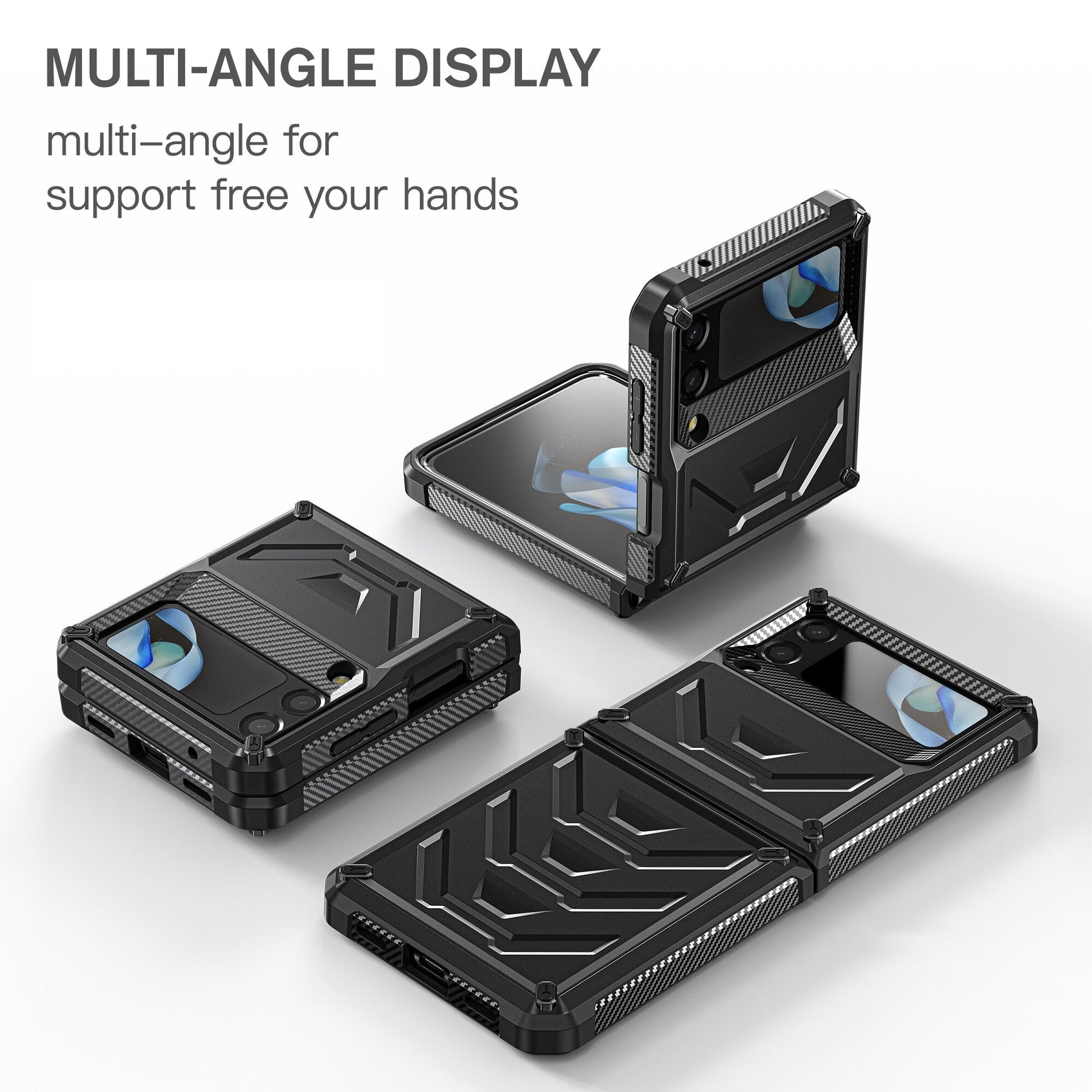 Shockproof Armor Case For Samsung Galaxy Z Flip 4 - casetiphone