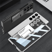 Transparent Shockproof case with Bracket Holder For Samsung Galaxy S23 Series - casetiphone