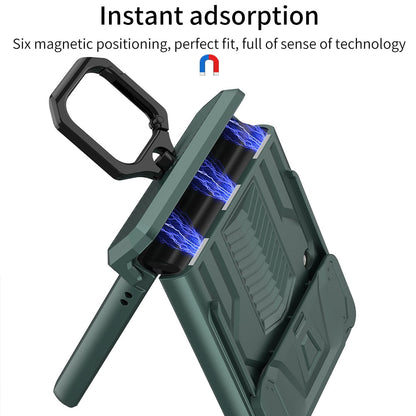 Magnetic Hinge All-Package Case For Samsung Galaxy Z Flip4 & Z Flip3 Case Back Slide Camera Protection - casetiphone