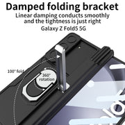 Shockproof Matte Case with Bracket & Pen Slot Holder For Samsung Galaxy Z Fold 5