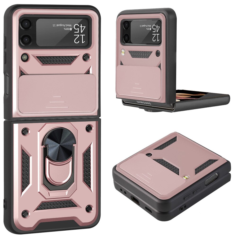 Magnetic Shockproof Case with Camera Cover For Samsung Galaxy Z Flip 4 - casetiphone