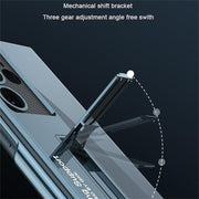 Transparent Shockproof case with Bracket Holder For Samsung Galaxy S23 Series - casetiphone