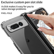 Transparent Shockproof Case with Pen Holder For Google Pixel Fold