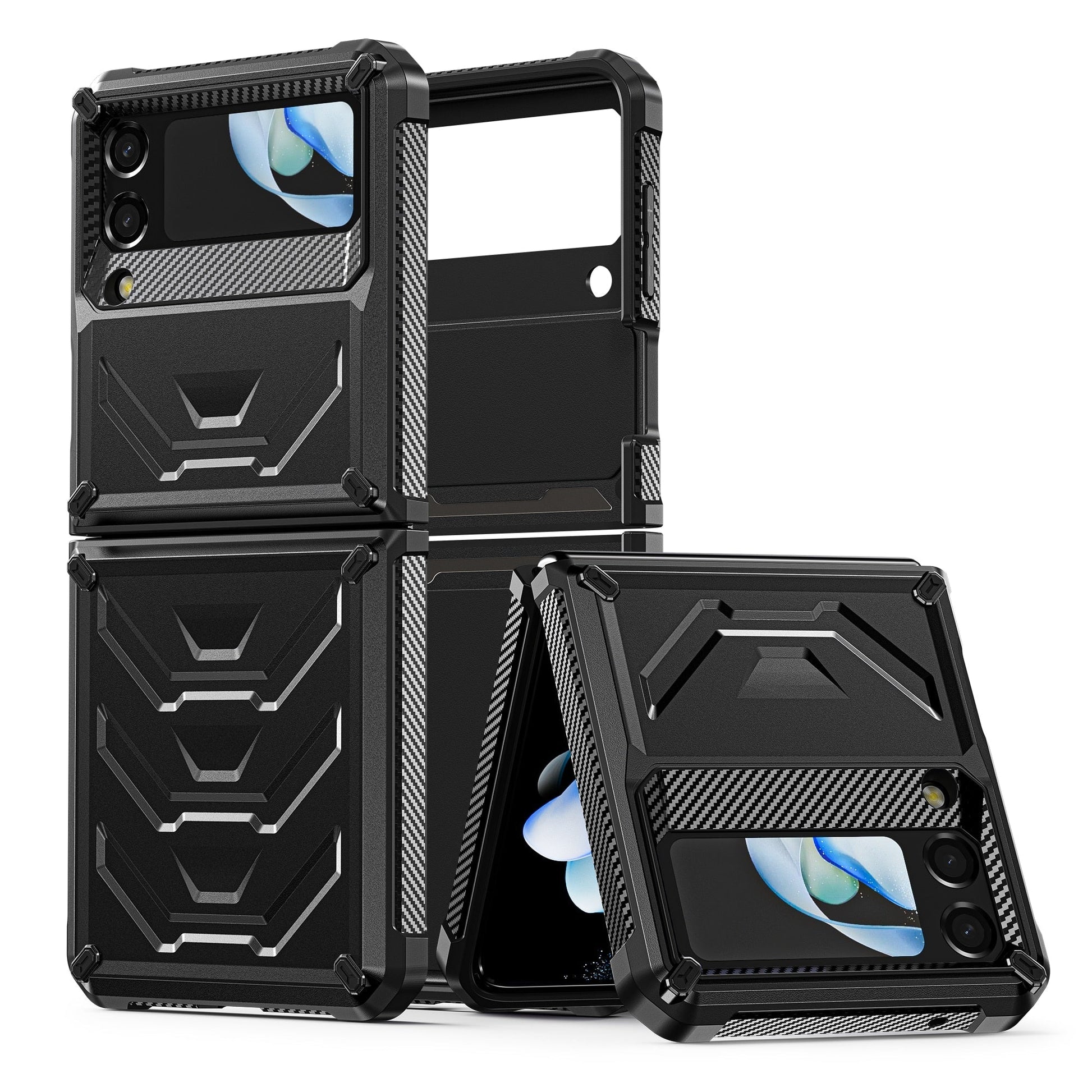 Shockproof Armor Case For Samsung Galaxy Z Flip 4 - casetiphone