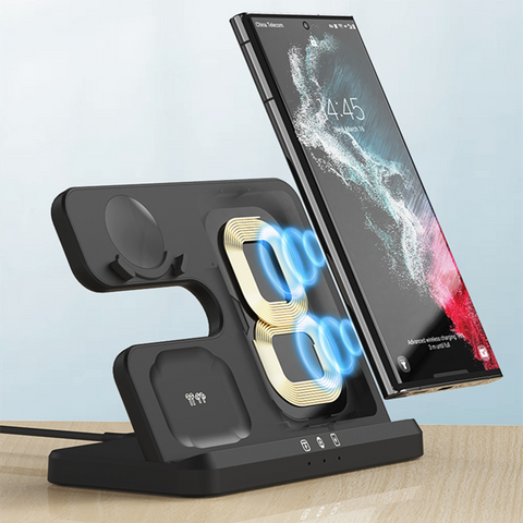 3 in 1 Wireless Charging Station for Galaxy Z Fold 4 - casetiphone