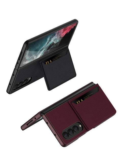 Samsung Z Fold4 5G Leather Cardholder Case - casetiphone