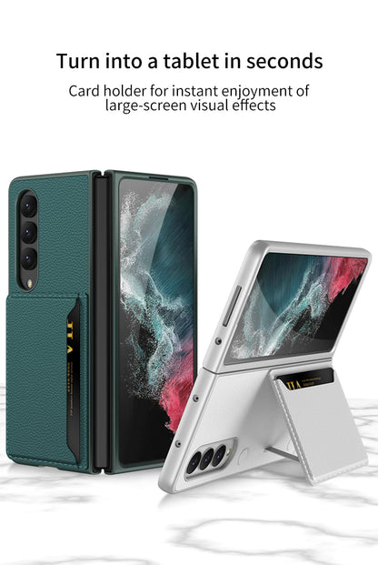 Samsung Z Fold4 5G Leather Cardholder Case - casetiphone