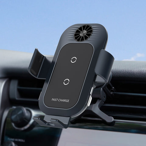 Dual Coil Car Wireless Charger For Galaxy S23 Series - casetiphone