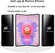 Anti-Peeping Front & Back Screen Privacy Protector For Galaxy Z Fold 3 & Z Fold 4 - casetiphone