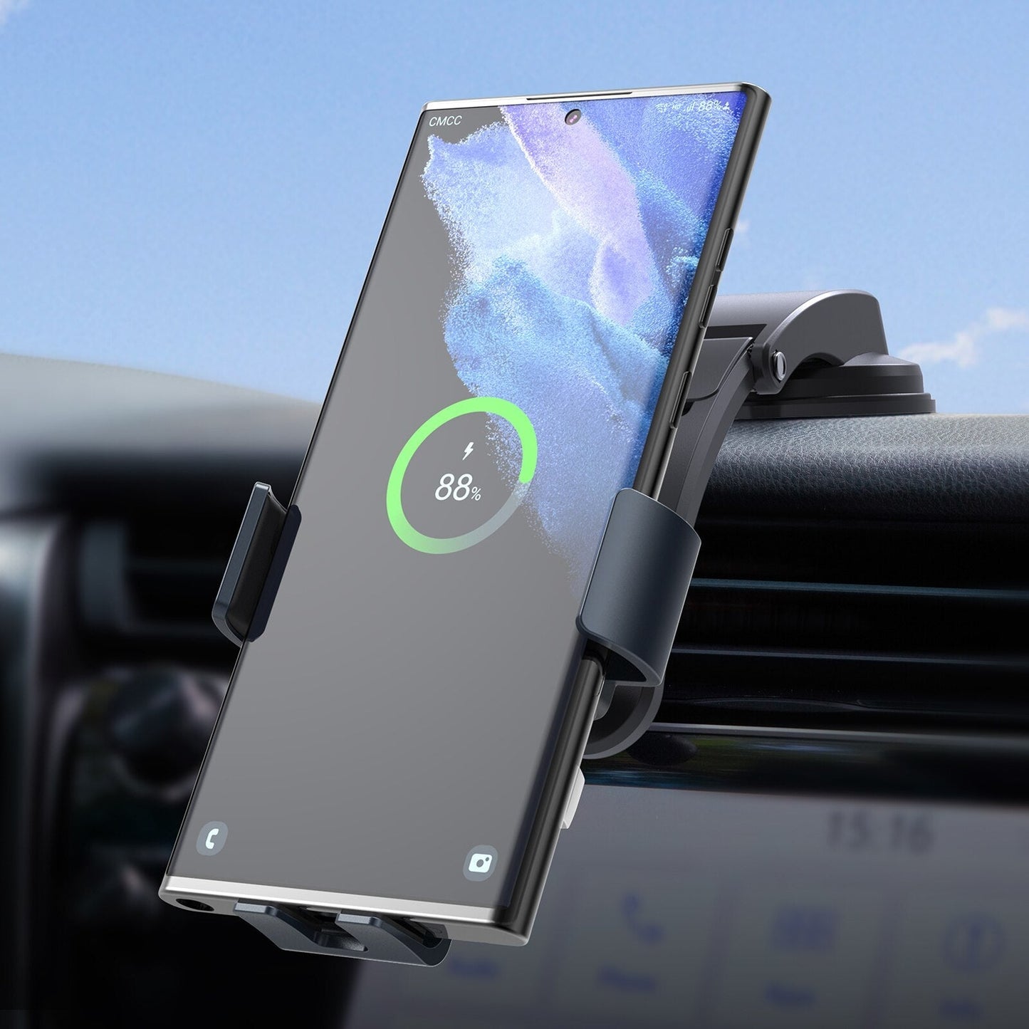 Dual Coil Car Wireless Charger For Galaxy S23 Series - casetiphone