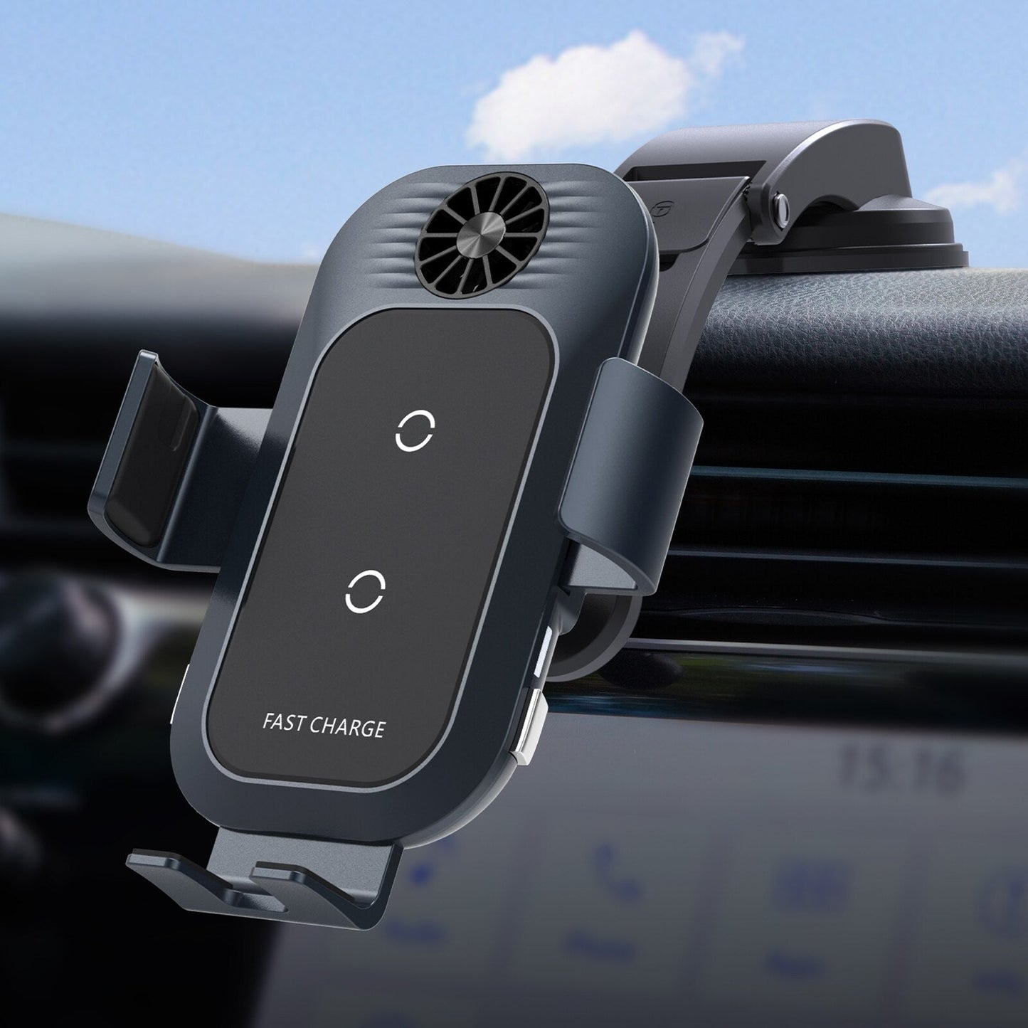 Dual Coil Car Wireless Charger For Galaxy S23 Series - casetiphone