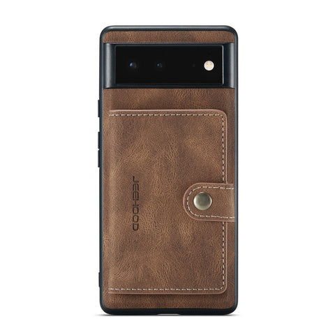 Leather Wallet Magnetic Case For Google Pixel 6 - casetiphone