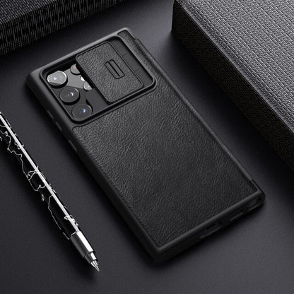 Luxury Camera Protection Flip Leather Case For Samsung Galaxy S22 Series - casetiphone