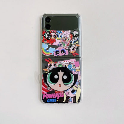 Cute Cartoon Bracket Case for Samsung Galaxy Z Flip 3 - casetiphone