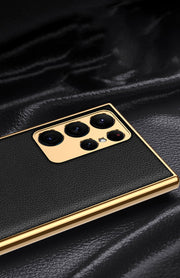 Luxury Leather Case for Samsung Galaxy S22 Ultra - casetiphone