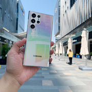 Rainbow Gradient Laser Case For Samsung Galaxy S22 Series - casetiphone