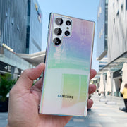 Rainbow Gradient Laser Case For Samsung Galaxy S22 Series - casetiphone