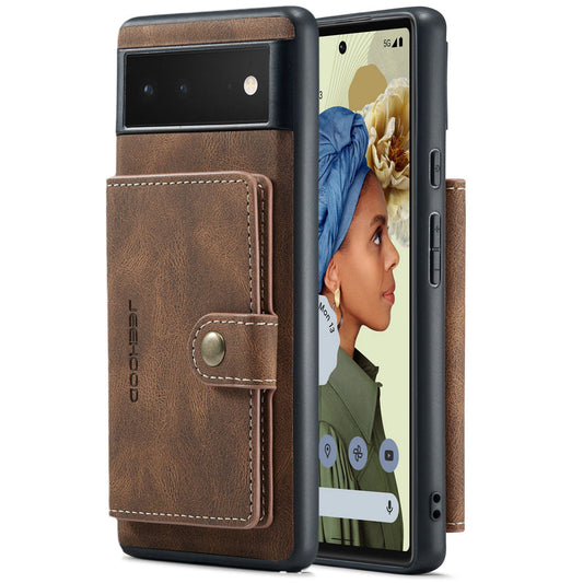 Leather Wallet Magnetic Case For Google Pixel 6 - casetiphone