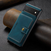 Leather Wallet Magnetic Case For Google Pixel 6 - casetiphone